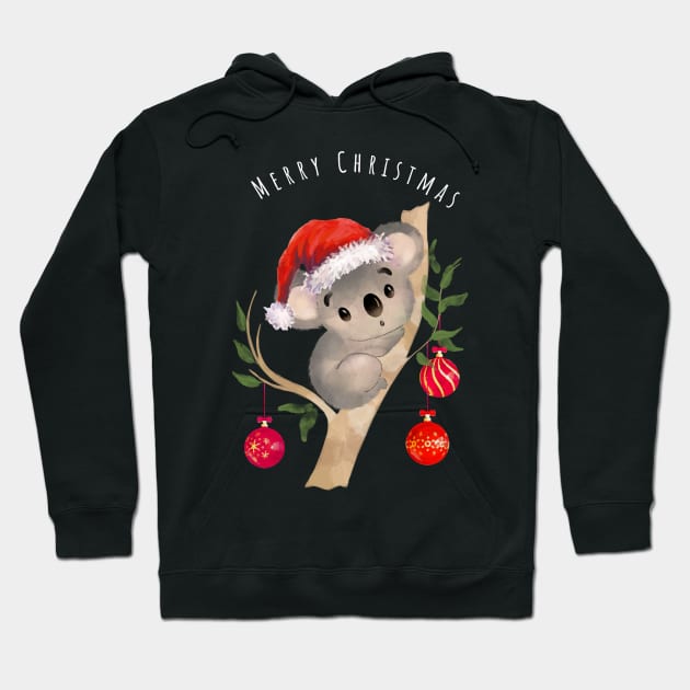 Koala christmas, merry Christmas, australian Christmas lovers Hoodie by Collagedream